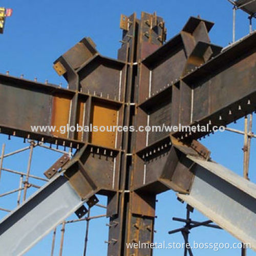 Prefabricated steel structure boxing type girder beam column